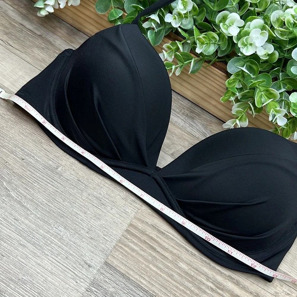 Victoria’s Secret Black Bra Bikini Top 34C NEW - Picture 4 of 12